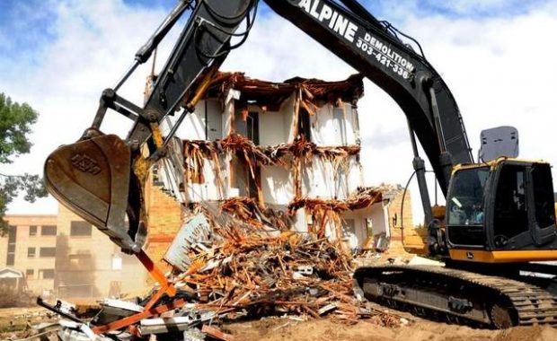 Lory Apartment Demolition CSU Fort Collins